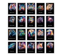 metaFox Papeal Spirit Animals - 44 cartoline artistiche con messaggi