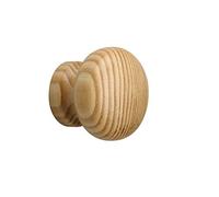 Metafranc 130491 - Pomello per mobili, Ø 35 mm, in legno di pino laccato, lavorazione di alta qualità, bello e decorativo, con materiale di montaggio