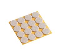 Metafranc 644816 644816-Set feltrini autoadesivi in feltro TopSoft, diametro, colore: Beige, Ø 22 mm (16 Stück)