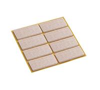 Metafranc 644856 TopSoft 644856-Set di 8 feltrini autoadesivi per mobili e sedie, colore: Beige, 20 x 40 mm (8 Stück)