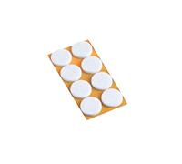 Metafranc 645186 645186-Set di 8 feltrini autoadesivi, colore: Bianco, Ø 28 mm (8 Stück)