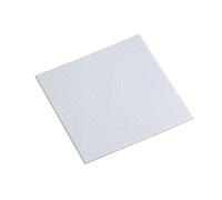 Metafranc 645536 645536-Feltrini autoadesivi pezzo, protezione efficace per mobili e sedie, per pavimenti delicati, taglio in feltro, colore: Bianco, 200 x 200 mm (1 Stück)