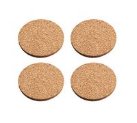 Metafranc 646096 Cuscinetti in Sughero autoadesivi, Pezzi, Marrone, Ø 40 mm (4 Stück)