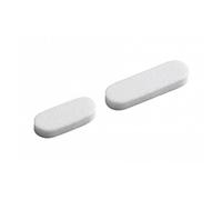 Metafranc Assortimento di silenziatori, 36 pezzi, autoadesivi - bianco - protezione efficace di superfici sensibili/set di tamponi per mobili, ammortizzatori per ante e cassetti, tampone in gomma /