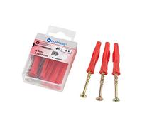Metafranc Assortimento di tasselli e viti universali, 16 pezzi, Ø 8 mm, made in Germany, per fissaggi in materiali completi e cave, tasselli multiuso, tasselli di espansione, set di fissaggio, 953000