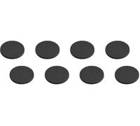 Metafranc Cuscinetti antiscivolo Ø 40 mm - autoadesivi - Nero - 4 pezzi - Assorbenti - Antiscivolo per mobili e oggetti/EVA Pad nel set/gommini in gomma/antiscivolo buffer/646066 (Confezione da 2)