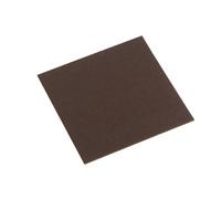 Metafranc Cuscinetti autoadesivi marroni, protezione efficace di mobili e sedie, per pavimenti delicati, taglio feltro, 645316, 100 x 100 mm (1 pezzo)