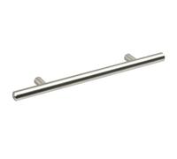 Metafranc Maniglia per mobili 96 mm - acciaio inox - lavorazione di alta qualità - semplice ed elegante - Include materiale di montaggio/accessori per mobili/maniglia per cassetti / 161151