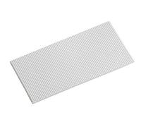 Metafranc Tappetino per mobili, 100 x 200 mm, autoadesivo, bianco, 1 pezzo, assorbimento degli urti e riduzione del rumore, sottopentola per pavimenti delicati, cuscinetti in EVA che non danneggiano