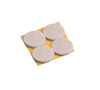 Metafranc TopSoft® 644846 - Set di 4 feltrini autoadesivi, per proteggere efficacemente mobili e sedie, per pavimenti delicati, sedie, feltrini per sedie, per pavimenti delicati, 644846