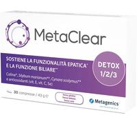 metagenics MetaClear Integratore Fegato Confezione 30 Compresse