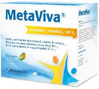 Metagenics Metaviva Integratore Magnesio, Potassio e Vitamina C 20 Bustine