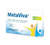 Metagenics MetaViva Multi Integratore Antiox Energia e Immunità, 30 Compresse