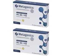 Metagenics Vit D3+K2 56 Compresse Masticabili 2x14 g Compresse