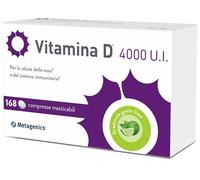 Metagenics Vitamina D 4000 U.I. 168 Compresse Masticabili - Integratore per Sistema Immunitario e Ossa