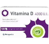 METAGENICS VITAMINA D 4000 U.I. 168 CPR MASTICABILI Lime