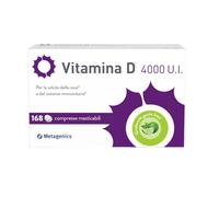 Metagenics Vitamina D3 4000UI Integratore Masticabile Vegetariano- 168 Compresse
