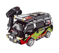 MetaHrystynx Auto RC Van in scala 1/24, 2,4 G 4WD auto da deriva ad alta velocità completamente proporzionale con luci a LED e funzione di retromarcia, regolabile a tre velocità, regalo per adulti