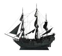 MetaHrystynx Black Pearl Pirate Ship Model Building Set, 1:50 Scale Kit per adulti, costruito creativamente, veicolo di costruzione, ornamento perfetto per la casa