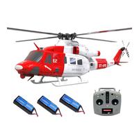 MetaHrystynx GOOSKY E2 UH-1Y RC elicottero, 2.4G 6CH doppio brushless telecomando elicottero militare con posizionamento GPS, decollo/atterraggio con un tasto, mantenimento dell'altitudine, regalo per