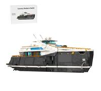 MetaHrystynx MOC - Set di mattoncini di lusso per nave da crociera, per feste di carnevale moderno, modello di nave da crociera da raccogliere ed esporre, regalo per adulti, 3972 pezzi