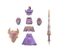 MetaHrystynx Set di accessori per armi da cavaliere reale medievale, include lancia, casco, armatura e scudo, 9 pezzi, accessori per armi MOC compatibili con le principali marche