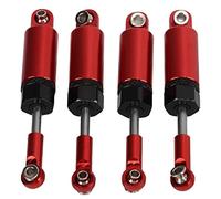 Metal 4pc Regolabili per Mn 1/16 RC-AUTO-Upgrade Parti di un Efficace Assorbimento di Ammortizzatori per Modelli C-14 C-24 Adatto (rosso)