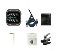 Metal-ABS Bike Tire Pressure Sensor System IP65 Rated(Built-in) | Dati di pressione in tempo reale, segnale stabile a 433,92 MHz, trasmissione wireless, per avvisi istantanei
