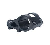METAL ATTACCO 45° DIAMETRO 1" PER TORCIA O LASER NERO ME4038-B