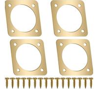 Metal Aviary Entrance Guard 2x2in per predator per proof Metal(1/8 inch) | Blocks snakes rats, 2x2in size, gold finish, secure entry, per predator defense