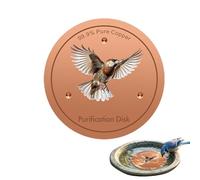 Metal Bird Bath Disc - Purification Cleaner Plate, Bird Bath Cleaner Disc