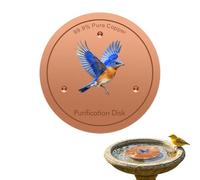 Metal Bird Bath Disc - Purification Cleaner Plate, Bird Bath Cleaner Disc