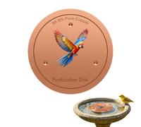 Metal Bird Bath Disc - Purification Cleaner Plate, Bird Bath Cleaner Disc
