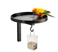 Metal Bird Feeder,Wall Mount Bath Tray,Outdoor Wild Bird Feeder | for Garden Patio Yard Hummingbird Parrot Finch Parakeet Cockatiel