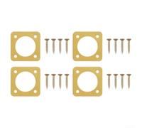 Metal Birdhouse Entrance Protector 4-Pack per predator Guard(11/8Inch) | Stops snakes and squirrels, protects chicks, fits standard boxes, includes 16 screws, outdoor durable