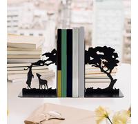 Metal Bookends Decorative Books Desktop Organizer per la scuola di libreria