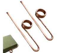 Metal Bookmarks - Antique Style Page Clips, Elegant Retro Reading Marker Duo Ornamental Finish | Suitable for Women Book Collection Diy Artwork Scrapbooking Library Usage, 5x1.97x0.2 inches