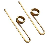 Metal Bookmarks, Book Opener Holder, Reading Accessories, Elegant Decorative Design, Easy Page Turning Tool, Crafting Beading Painting Use, 5 Inches, Gold Copper, 2 Pieces
