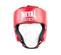 Casco da boxe pu Metal Boxe Rouge Adulti