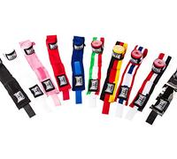 METAL BOXE - Fascia per le mani per allenamento di boxe, 2,5 m, rosso/bianco/blu