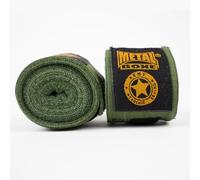 METAL BOXE - Fascia per le mani per allenamento di boxe, 4 m, verde militare