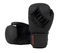 METAL BOXE Gants de Boxe Entraînement Compétition Black Light, 10 oz