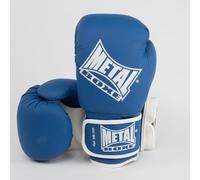 METAL BOXE - Guanti da boxe per allenamento, 08 oz, blu