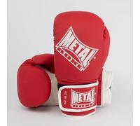 METAL BOXE - Guanti da boxe per allenamento, 10 oz, rosso