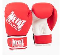 METAL BOXE - Guanti da boxe per allenamento, 12 oz, rosso