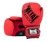 METAL BOXE - Guanti da boxe per allenamento e competizione, 08 oz, rosso
