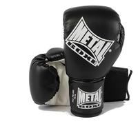 METAL BOXE - Guanti da boxe per principianti, 10 oz, nero