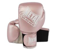 Guanti da boxe da donna per principianti Metal Boxe Rose 10 once