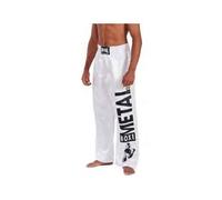 Metal Boxe - Pantaloni Full Contact Visual metallo Boxe (Bianco, 200)