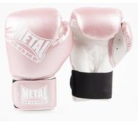 METAL BOXE - Guanti da boxe per principianti, 10 oz, rosa